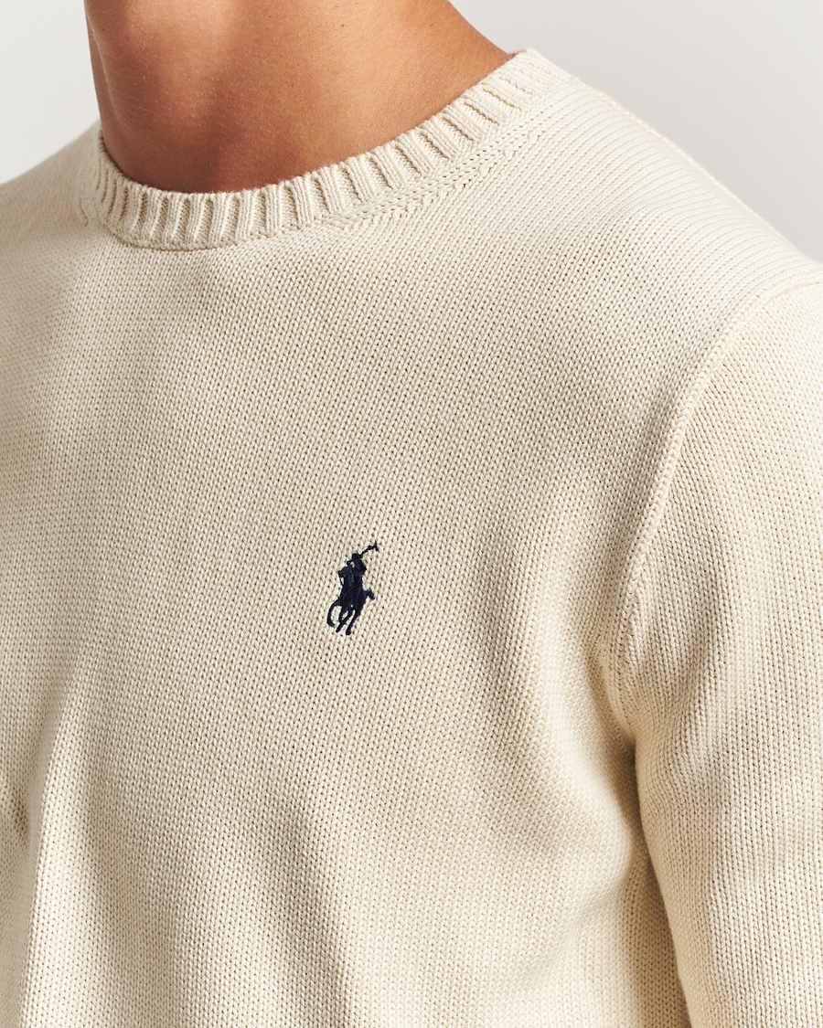 Herren | Pullover | Polo Ralph Lauren | Cotton Crew Neck Sweater Andover Cream