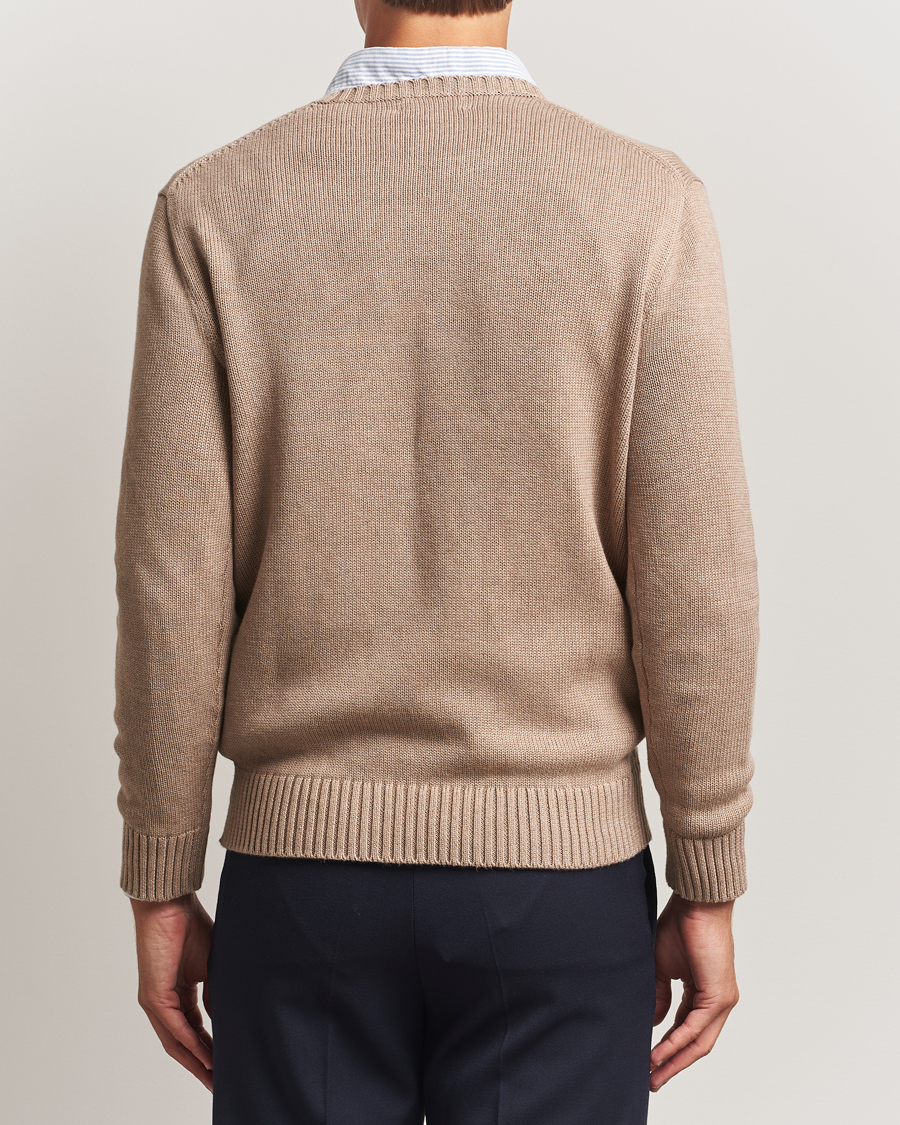 Herren | Pullover | Polo Ralph Lauren | Cotton Crew Neck Sweater Bronze Melange