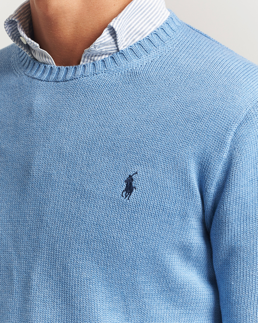 Herren | Pullover | Polo Ralph Lauren | Cotton Crew Neck Sweater Soft Royal Heather