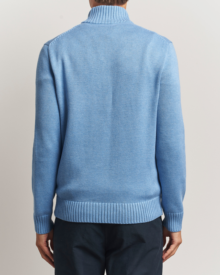 Herren | Pullover | Polo Ralph Lauren | Cotton Pullover Half Zip Soft Royal Heather