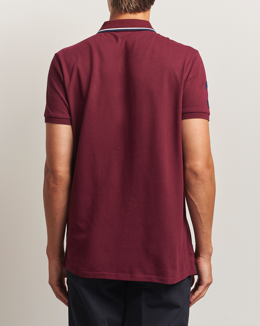 Herren | Poloshirts | Polo Ralph Lauren | Diagonal Stripe Big Pony Polo Classic Wine