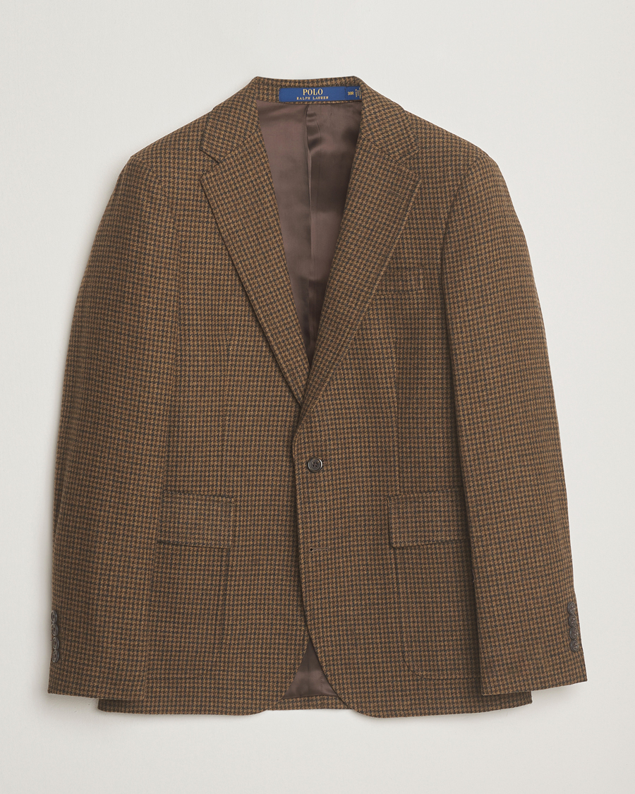 Herren | Sakkos | Polo Ralph Lauren | Single Breasted Guncheck Sportcoat Olive