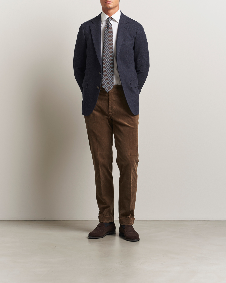 Herren | Sakkos | Polo Ralph Lauren | Single Breasted Herringbone Sportcoat Navy