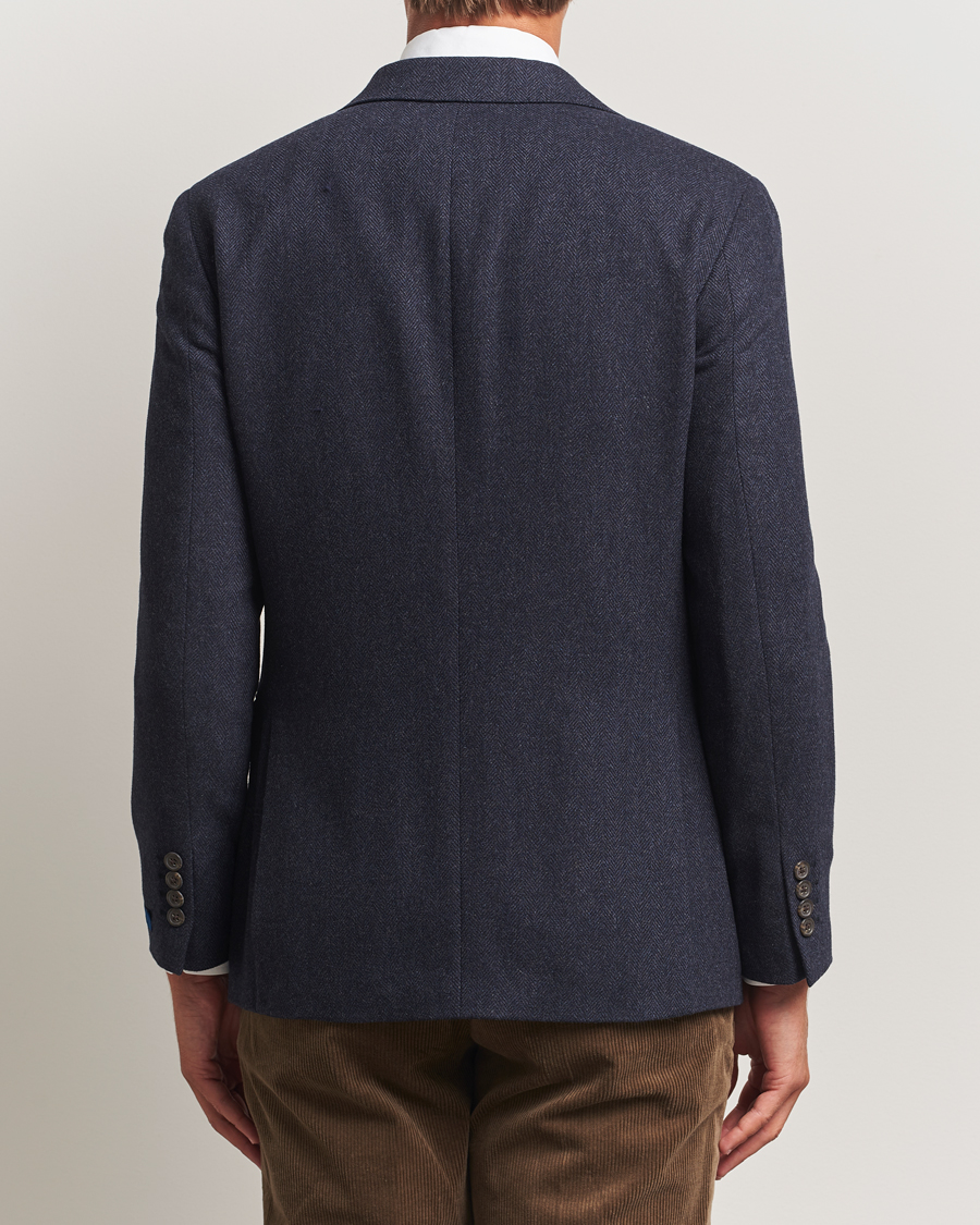 Herren | Sakkos | Polo Ralph Lauren | Single Breasted Herringbone Sportcoat Navy