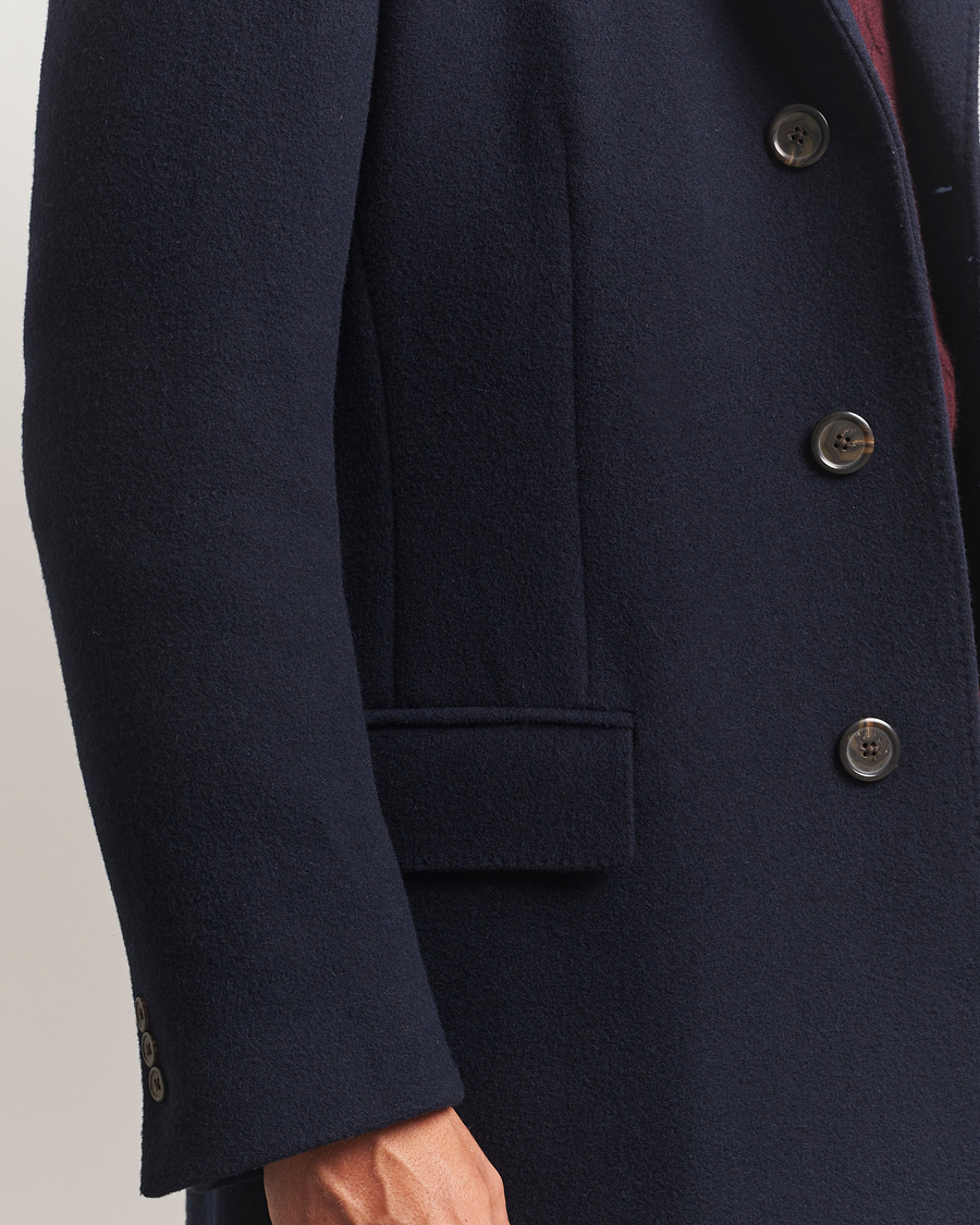 Herren | Jacken | Polo Ralph Lauren | Single Breasted Melton Coat Navy