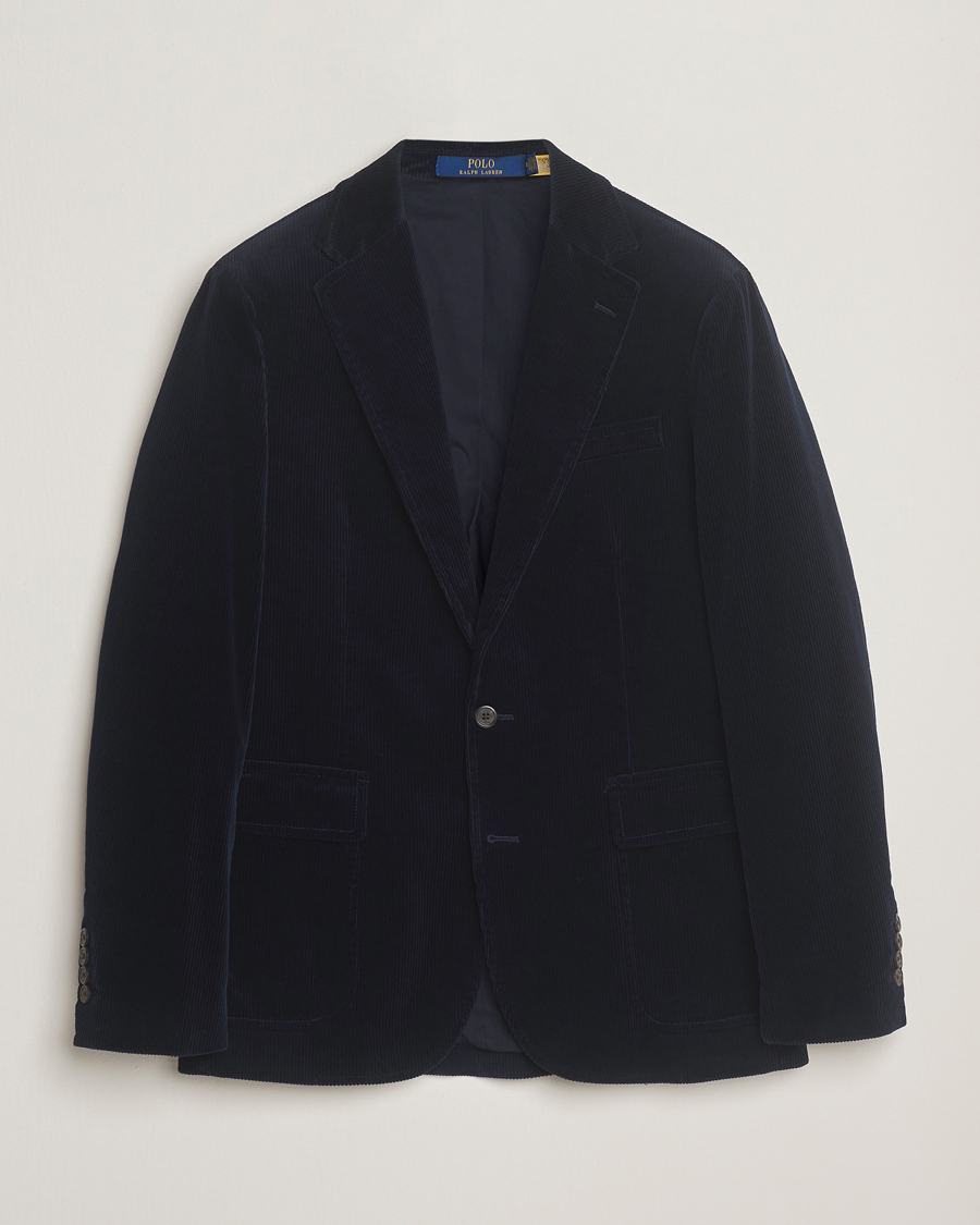 Herren | Sakkos | Polo Ralph Lauren | Single Breasted Corduroy Sportcoat Navy