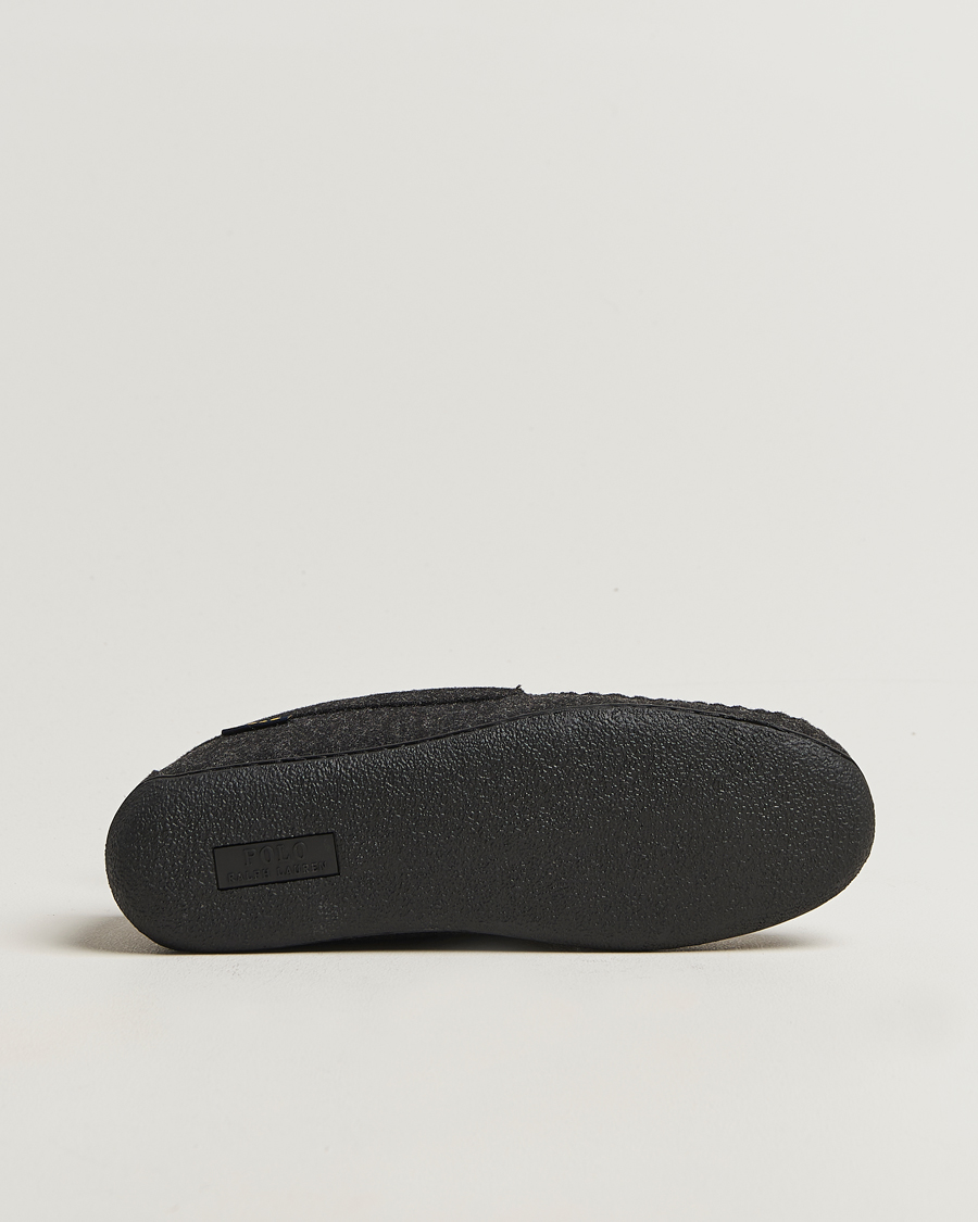 Herren | Sandalen & Pantoletten | Polo Ralph Lauren | Brenan Wool Slipper Black/Cream