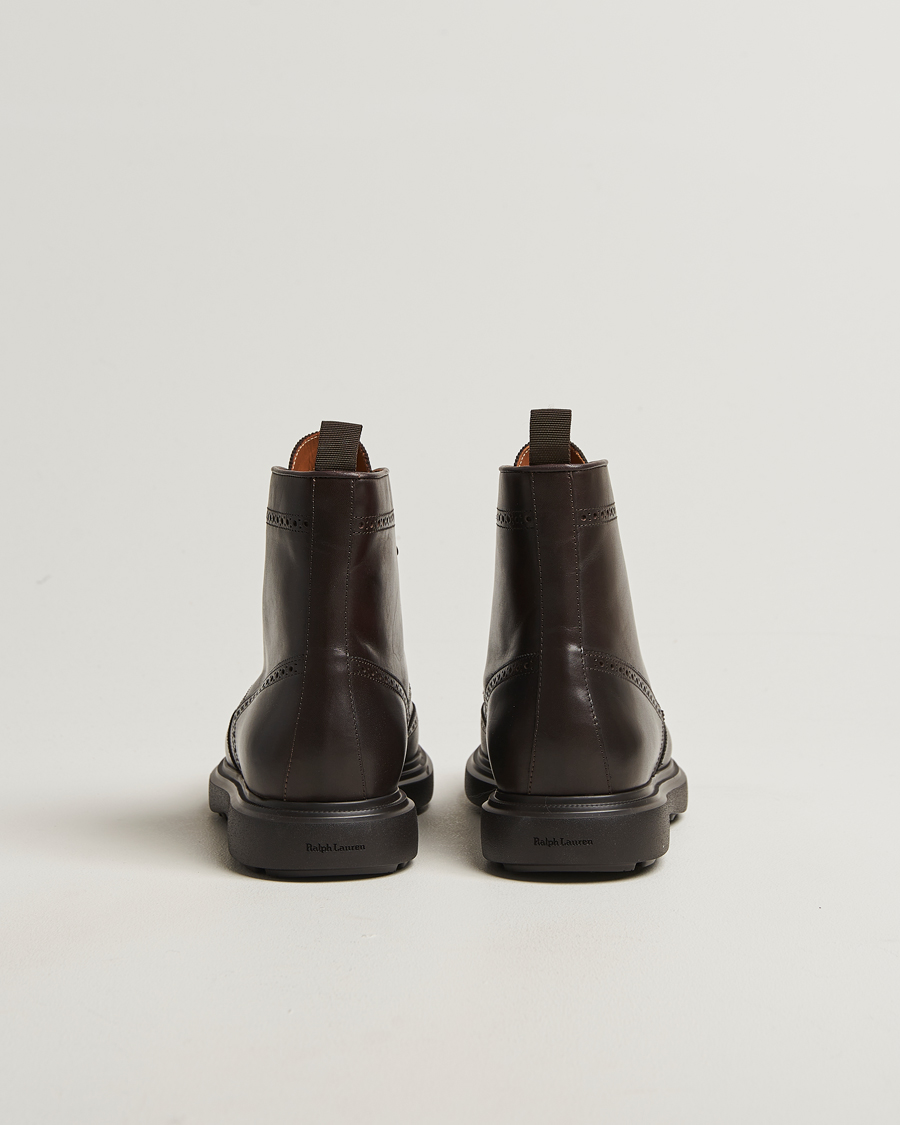 Herren | Boots | Polo Ralph Lauren | Martelli Brogue Boot Dark Brown Suede