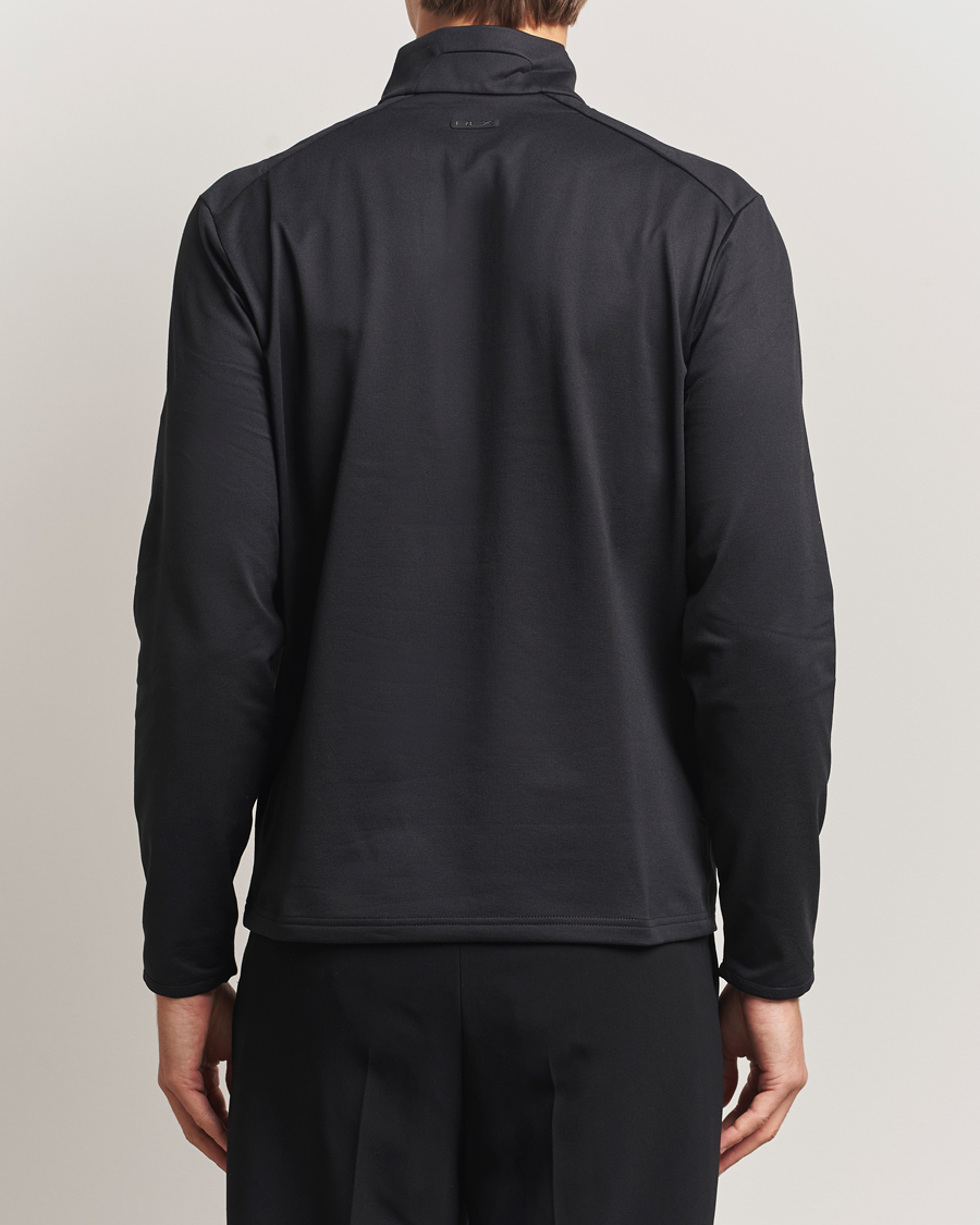 Herren | Pullover | RLX Ralph Lauren | Luxury Jersey Half Zip Polo Black