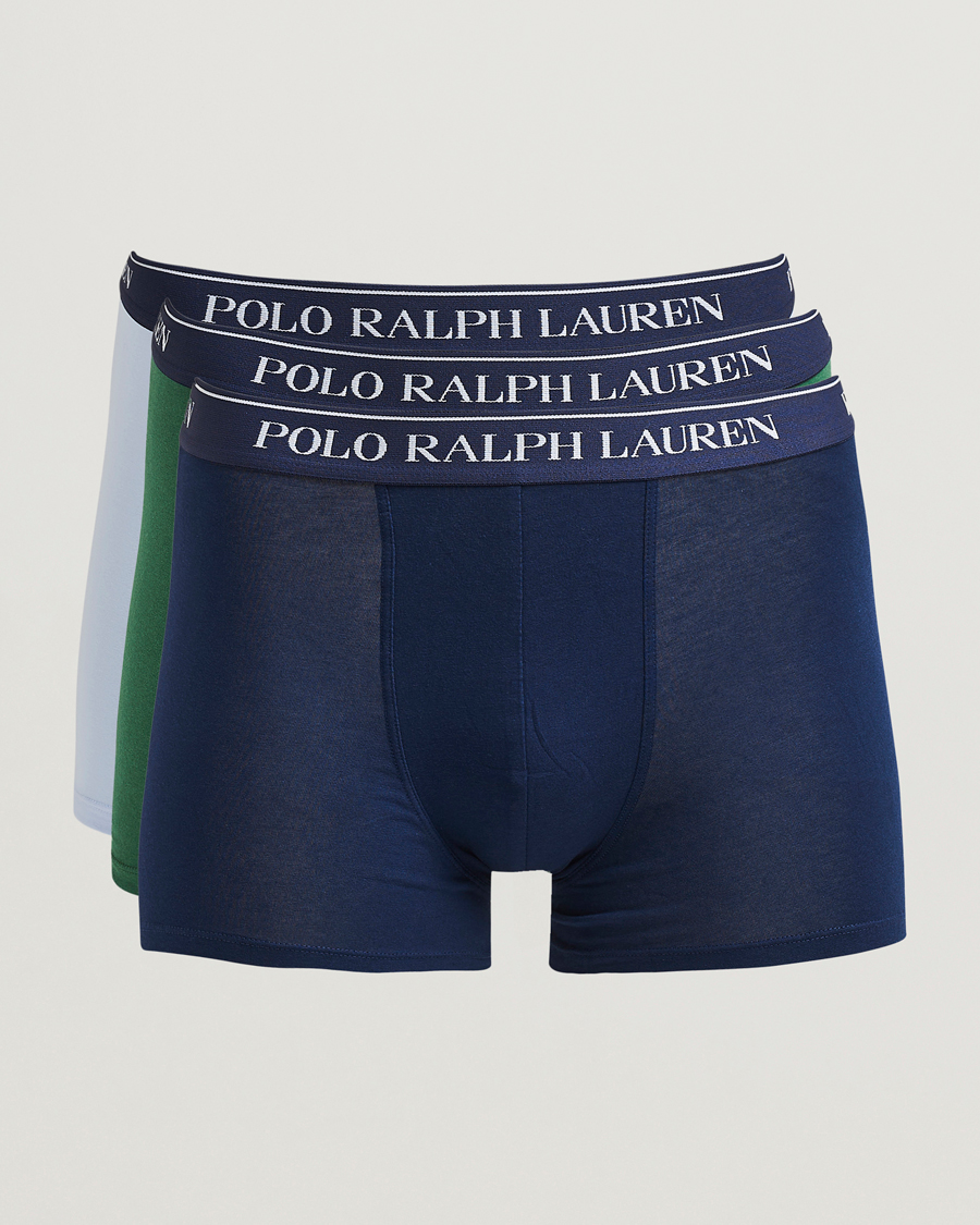 Herren | Unterwäsche | Polo Ralph Lauren | 3-Pack Trunk Blue/Green/Navy