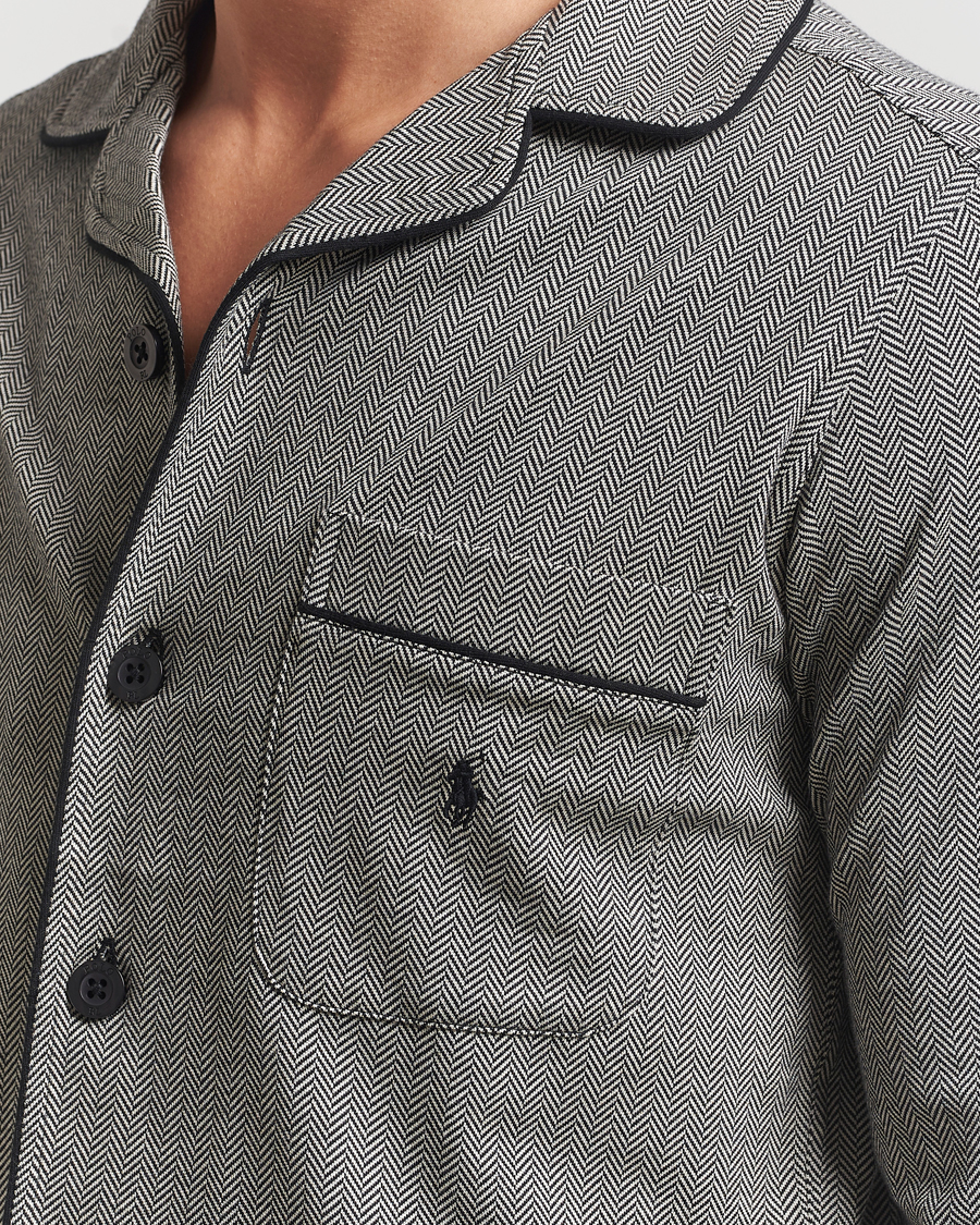 Herren | Schlafanzüge & Bademäntel | Polo Ralph Lauren | Cotton Lounge Set Black/Cream