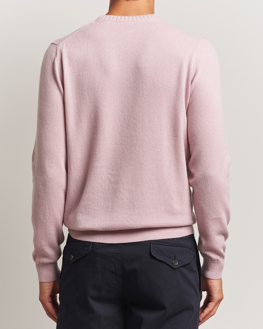 Herren | Pullover | Stenströms | Cashmere Crewneck Dusty Pink