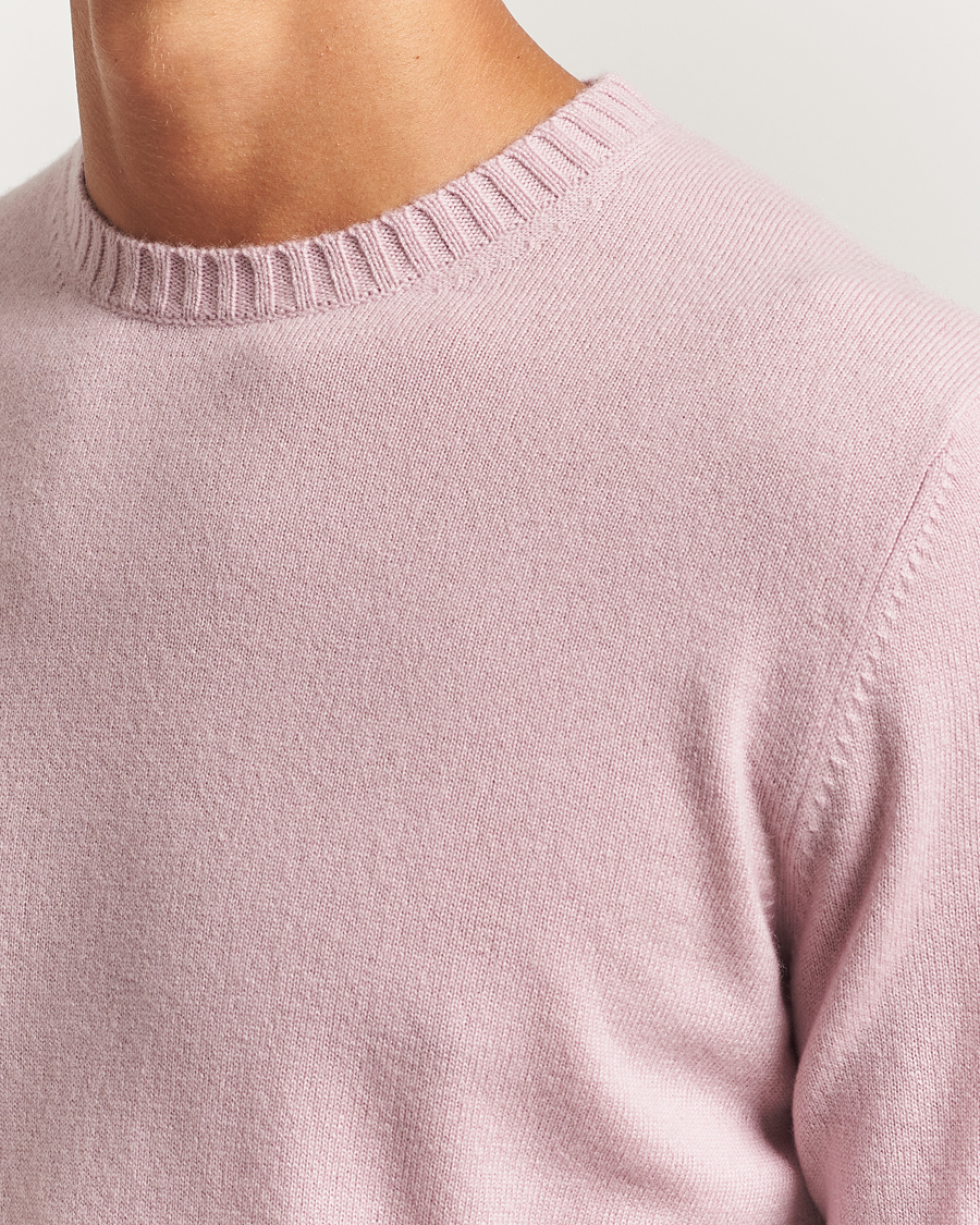 Herren | Pullover | Stenströms | Cashmere Crewneck Dusty Pink