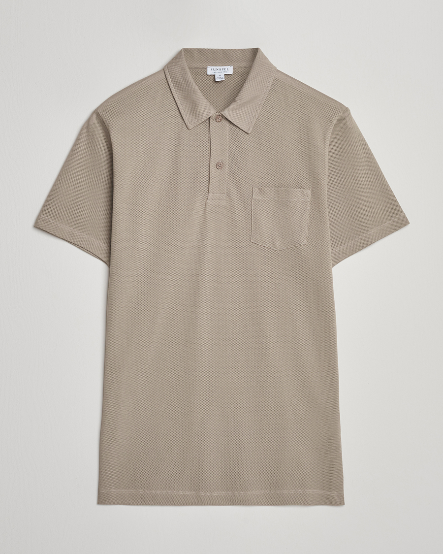 Herren | Poloshirts | Sunspel | Riviera Polo Shirt Fog