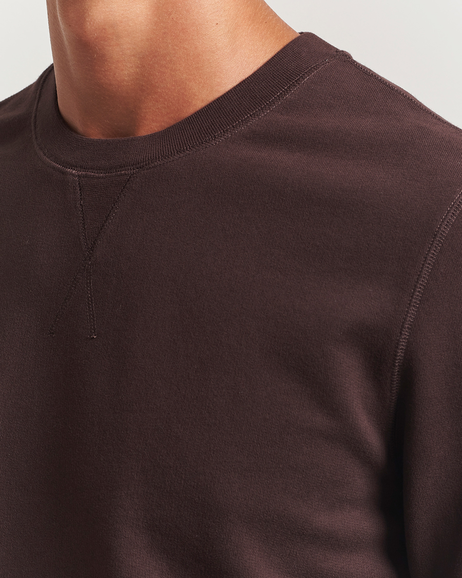 Herren | Pullover | Sunspel | Loopback Sweatshirt Truffle