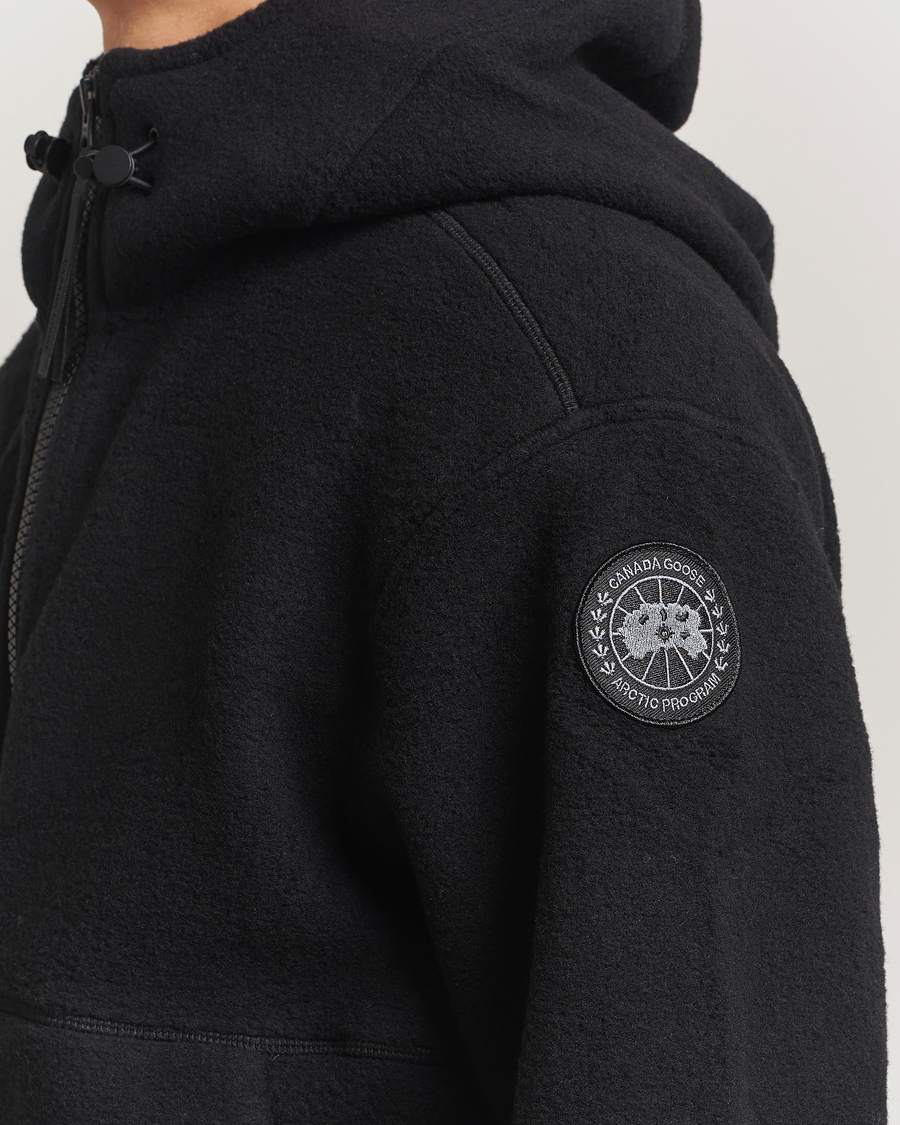 Herren | Pullover | Canada Goose Black Label | Chillwack Fleece Bomber Black