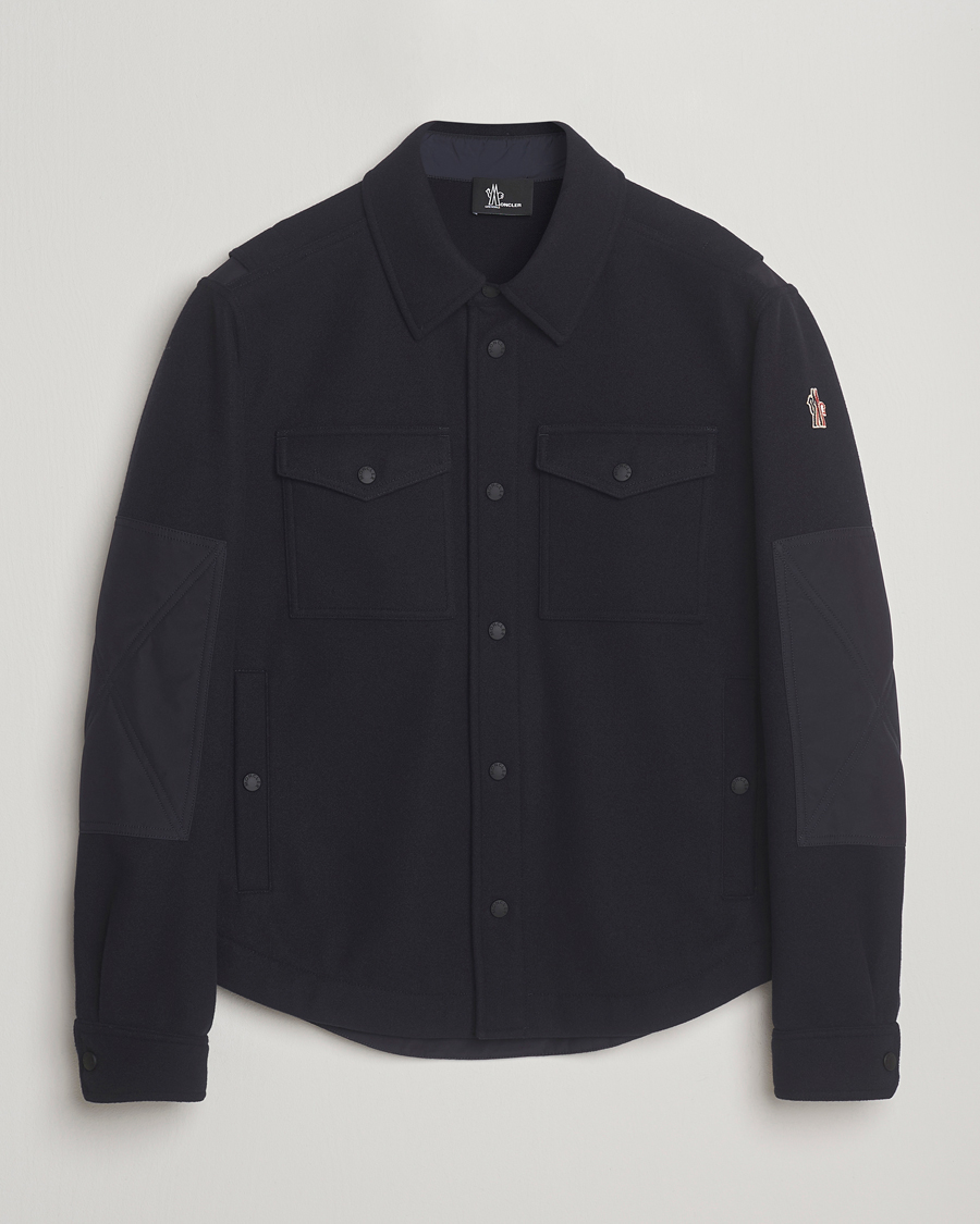 Herren | Jacken | Moncler Grenoble | Brushed Cotton Overshirt Navy