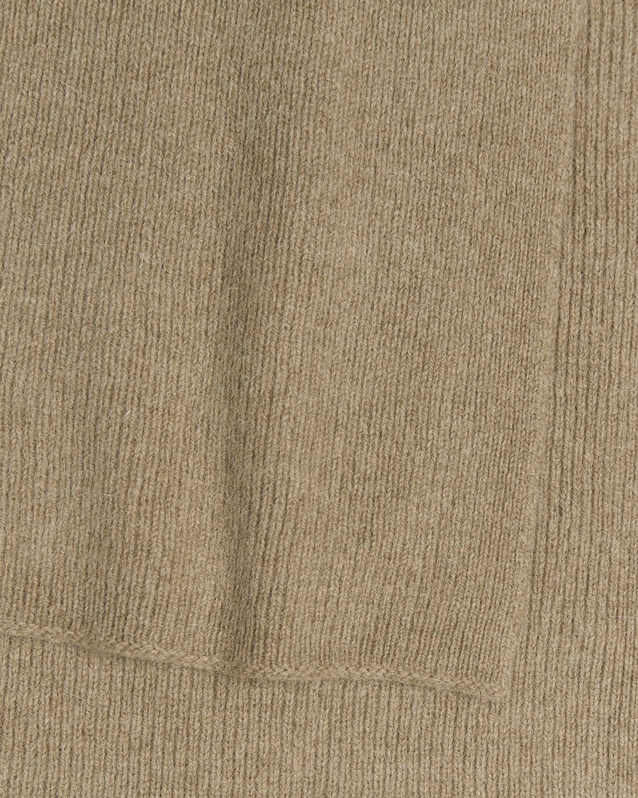 Herren | Schals | Le Bonnet | Lambswool/Caregora Scarf Clay