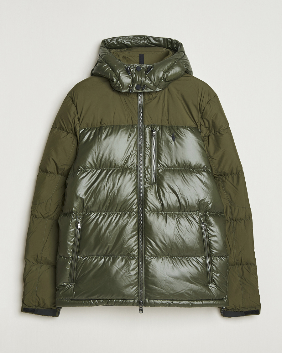 Herren | Jacken | Polo Ralph Lauren | Gorham Mixed Glossy Down Jacket Dark Loden
