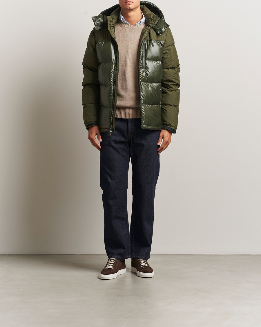 Herren | Jacken | Polo Ralph Lauren | Gorham Mixed Glossy Down Jacket Dark Loden