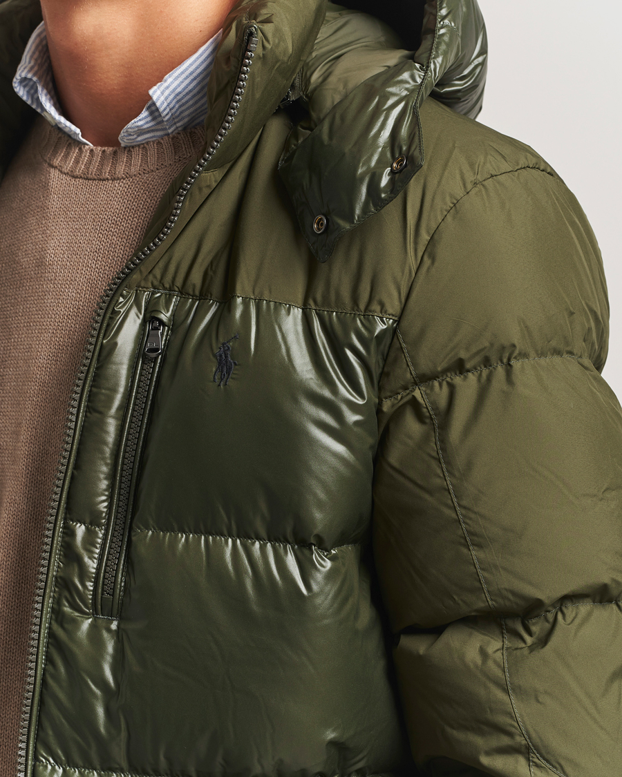 Herren | Jacken | Polo Ralph Lauren | Gorham Mixed Glossy Down Jacket Dark Loden