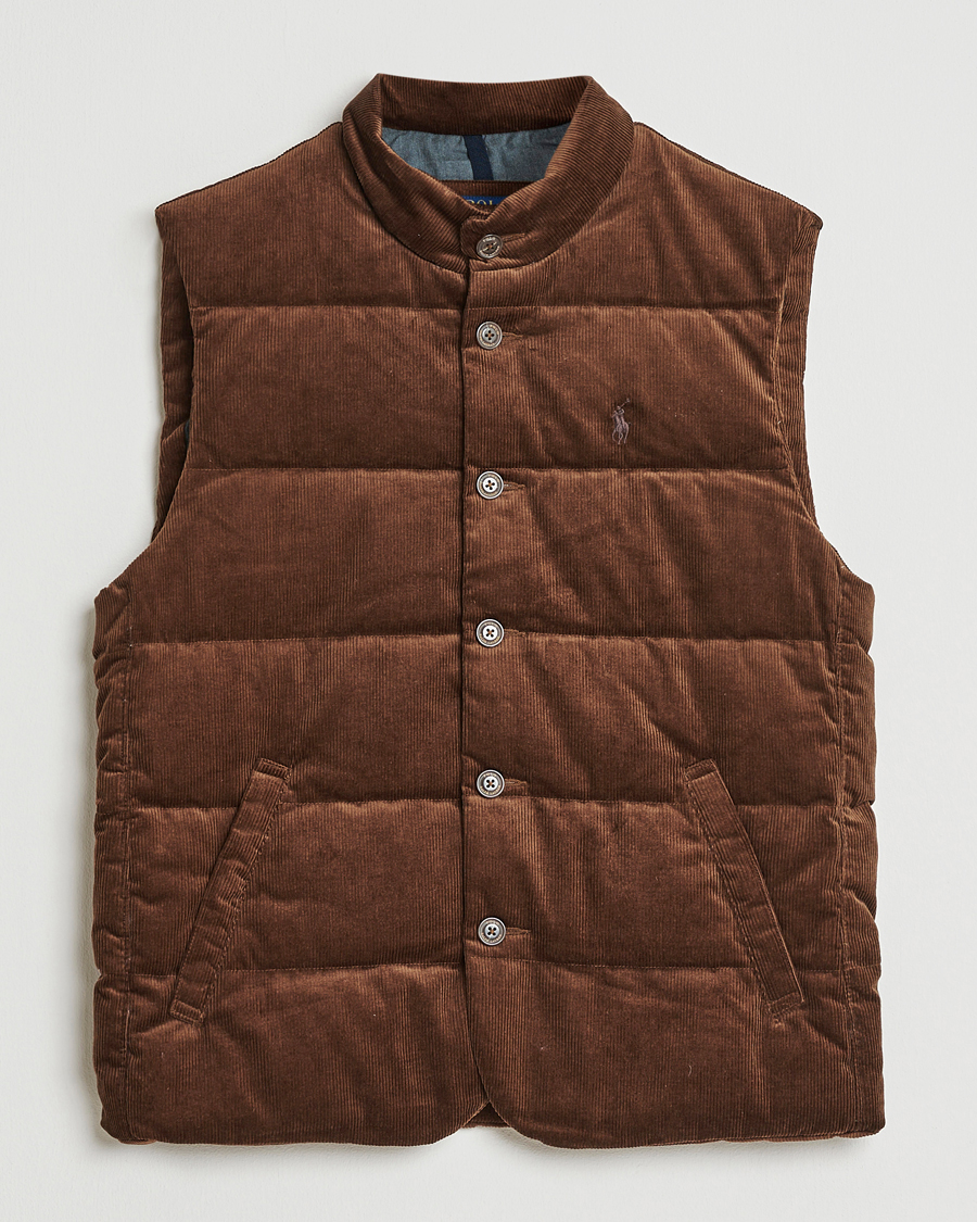 Herren | Jacken | Polo Ralph Lauren | Quilted Corduroy Vest Pale Russet