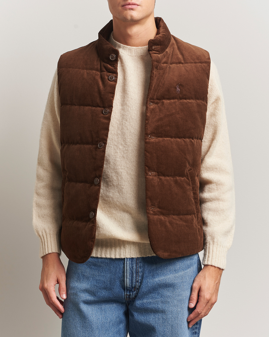 Herren | Jacken | Polo Ralph Lauren | Quilted Corduroy Vest Pale Russet
