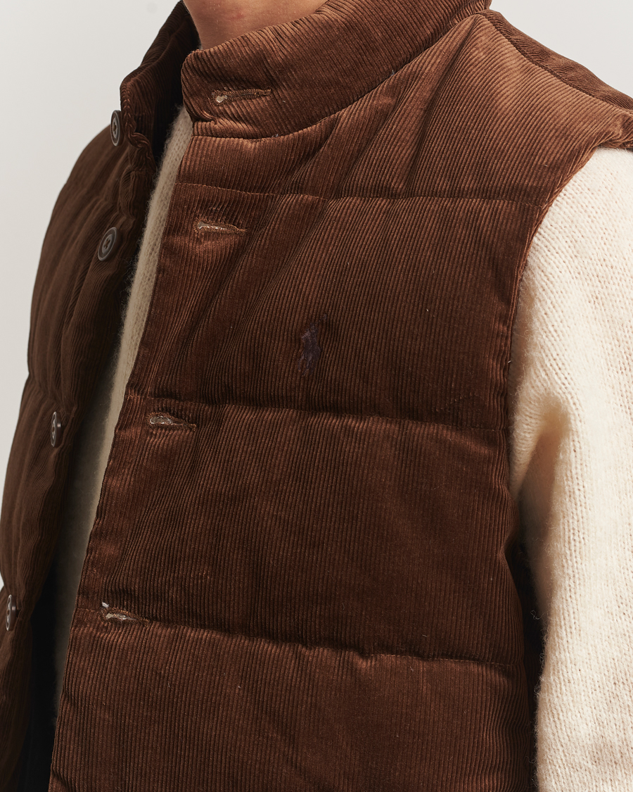 Herren | Jacken | Polo Ralph Lauren | Quilted Corduroy Vest Pale Russet