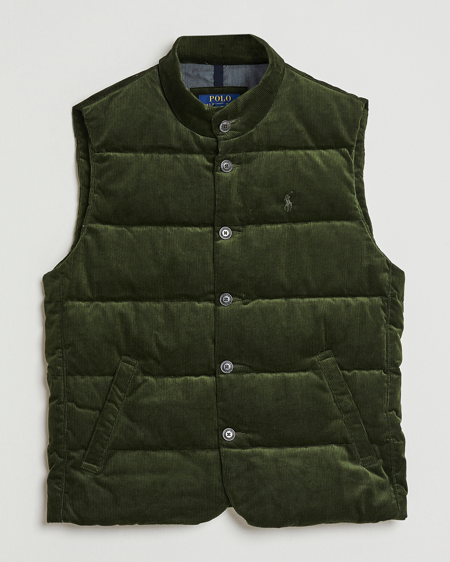 Herren | Jacken | Polo Ralph Lauren | Quilted Corduroy Vest Country Olive