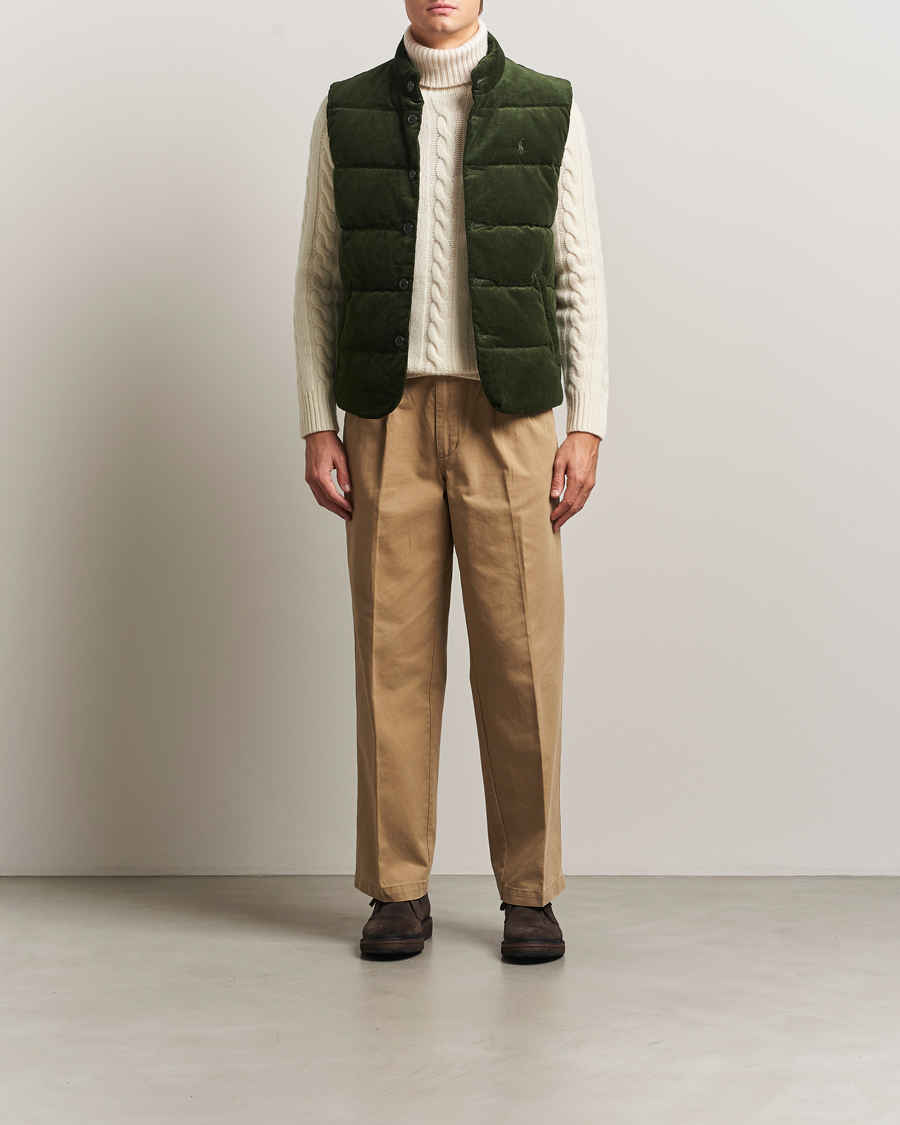 Herren | Jacken | Polo Ralph Lauren | Quilted Corduroy Vest Country Olive