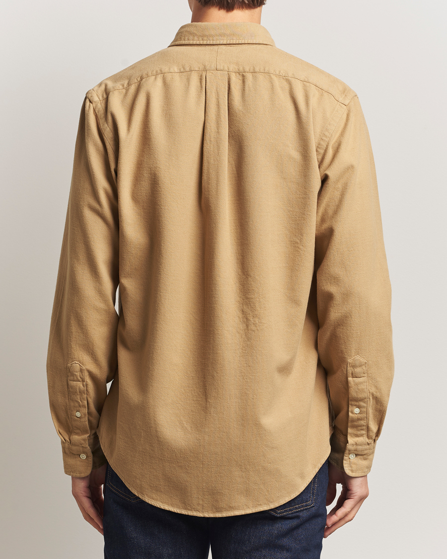 Herren | Hemden | Polo Ralph Lauren | Custom Fit Brushed Flannel Shirt RL Khaki