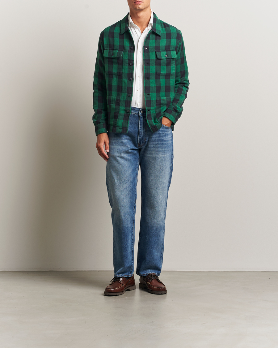 Herren | Hemden | Polo Ralph Lauren | Double Faced Pocket Overshirt Green/Black