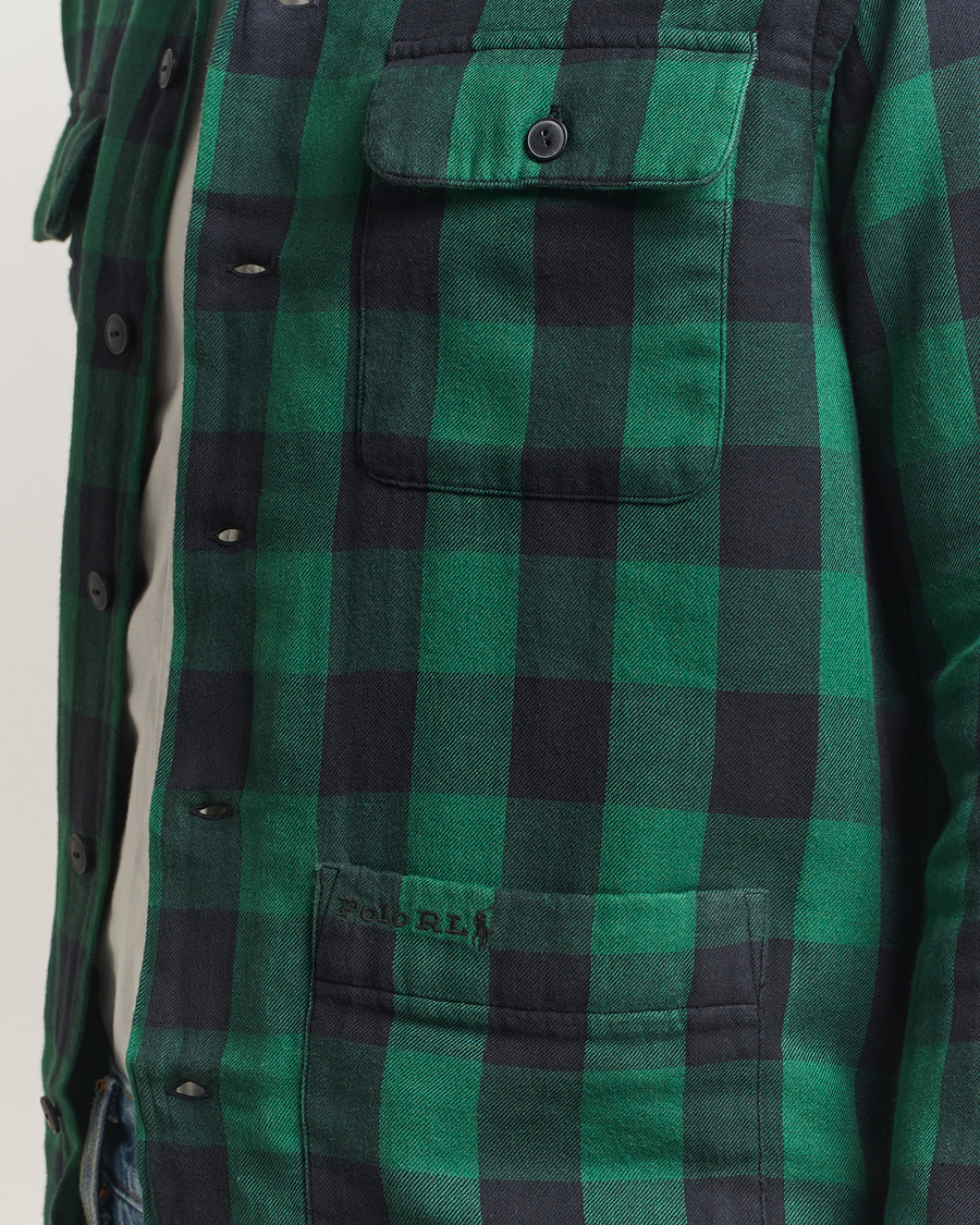 Herren | Hemden | Polo Ralph Lauren | Double Faced Pocket Overshirt Green/Black