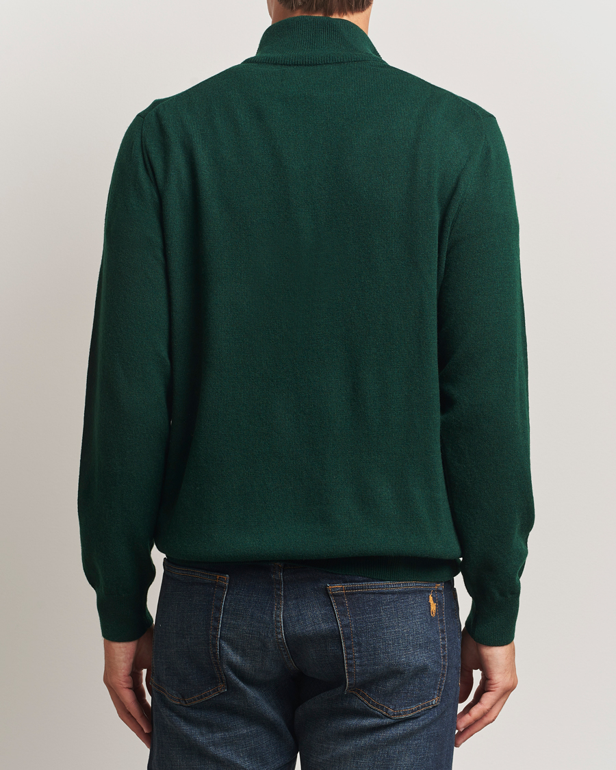 Herren | Pullover | Polo Ralph Lauren | Merino Half-Zip Sweater Moss Agate