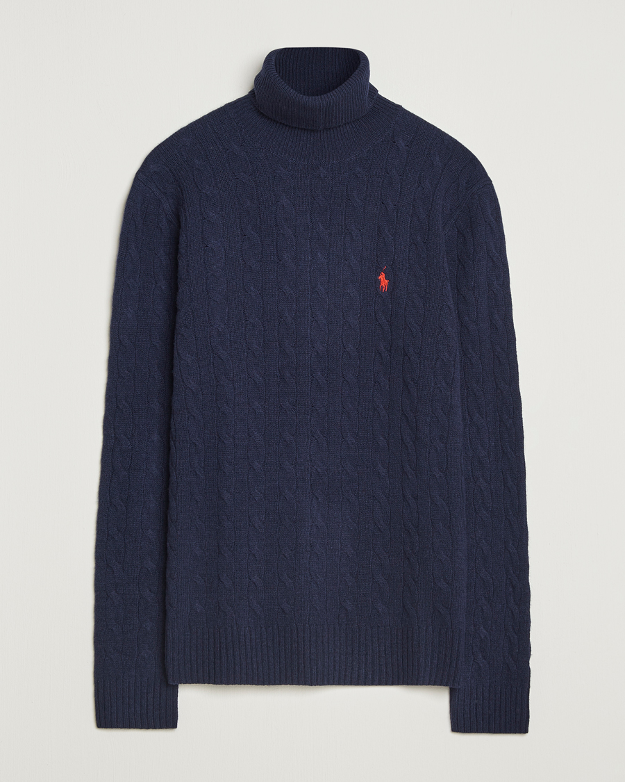 Herren | Pullover | Polo Ralph Lauren | Wool/Cashmere Rollneck Hunter Navy