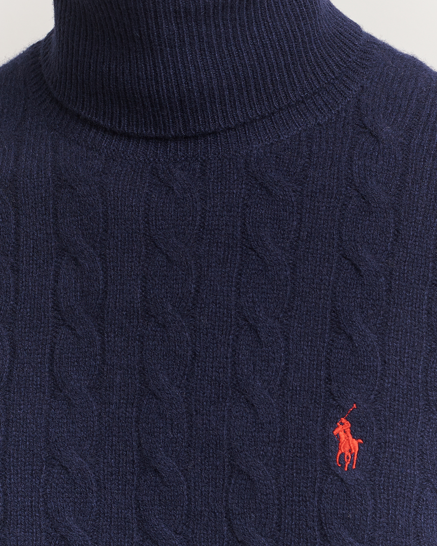 Herren | Pullover | Polo Ralph Lauren | Wool/Cashmere Rollneck Hunter Navy