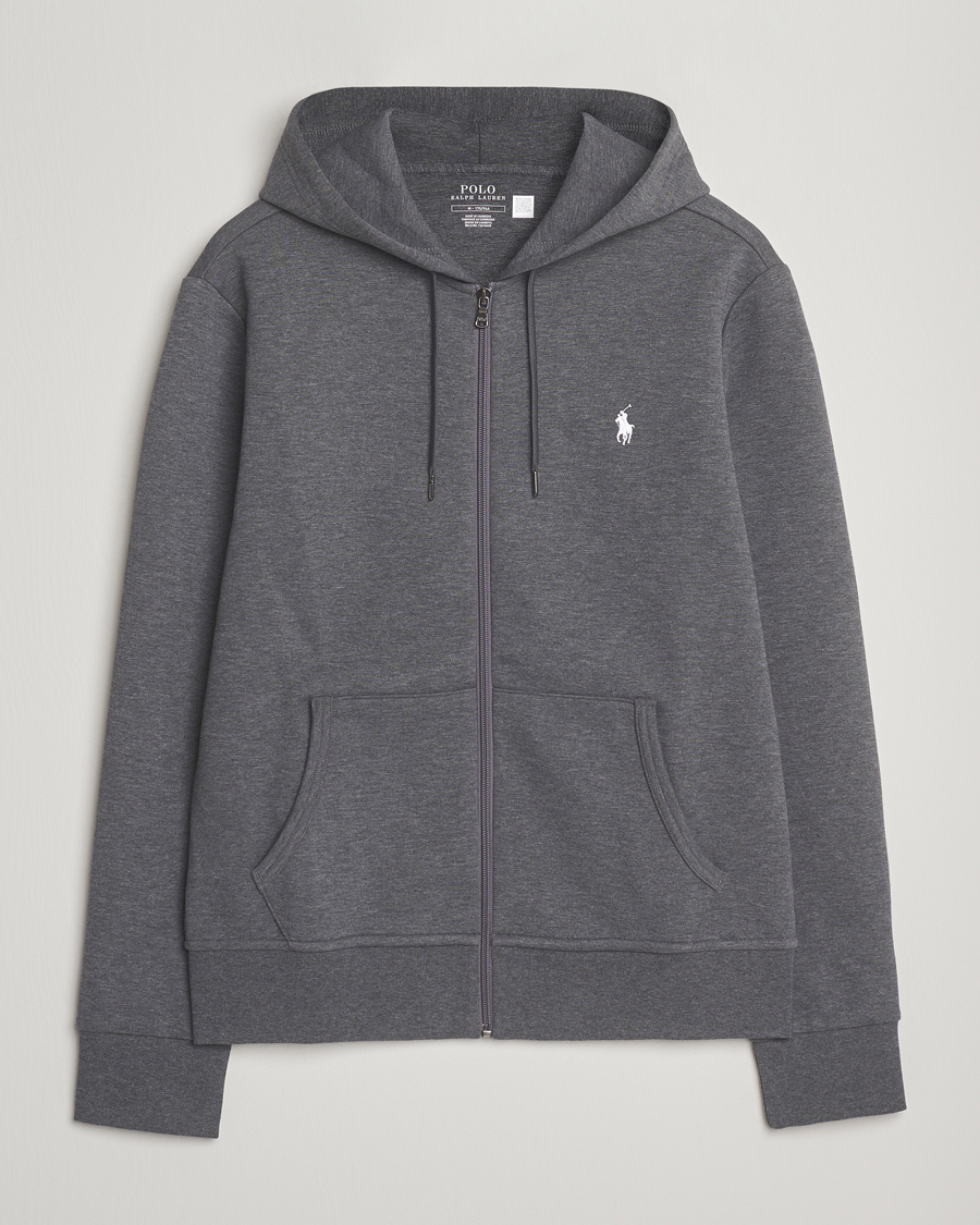 Herren | Pullover | Polo Ralph Lauren | Double Knitted Full-Zip Hoodie Barclay Heather