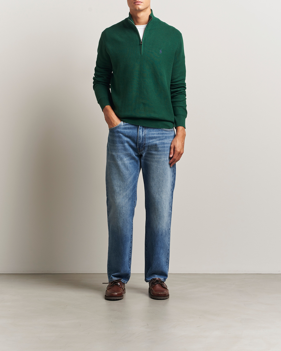 Herren | Pullover | Polo Ralph Lauren | Textured Half Zip Vintage Pine