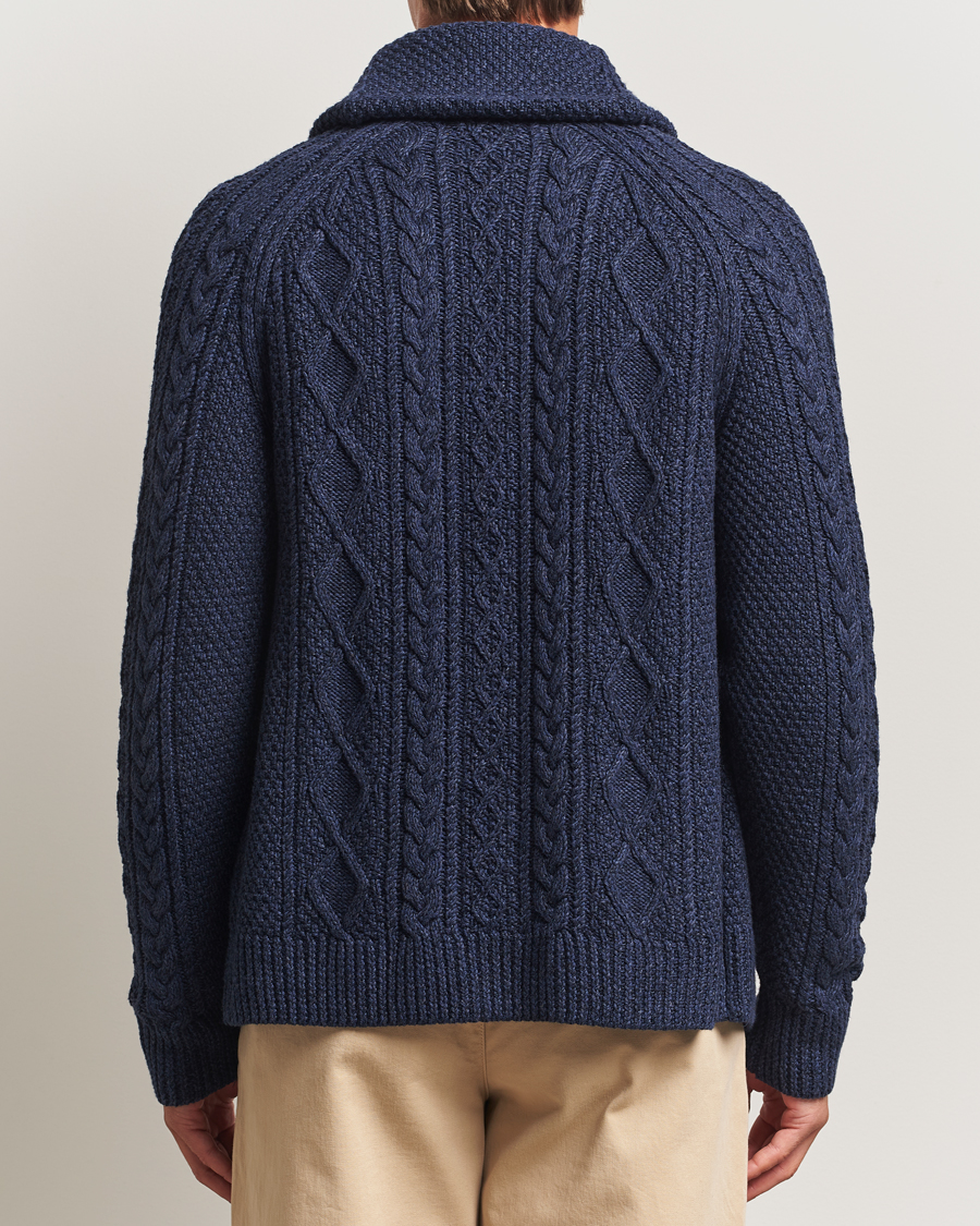 Herren | Pullover | Polo Ralph Lauren | Cotton Shawl Cardigan Navy Heather