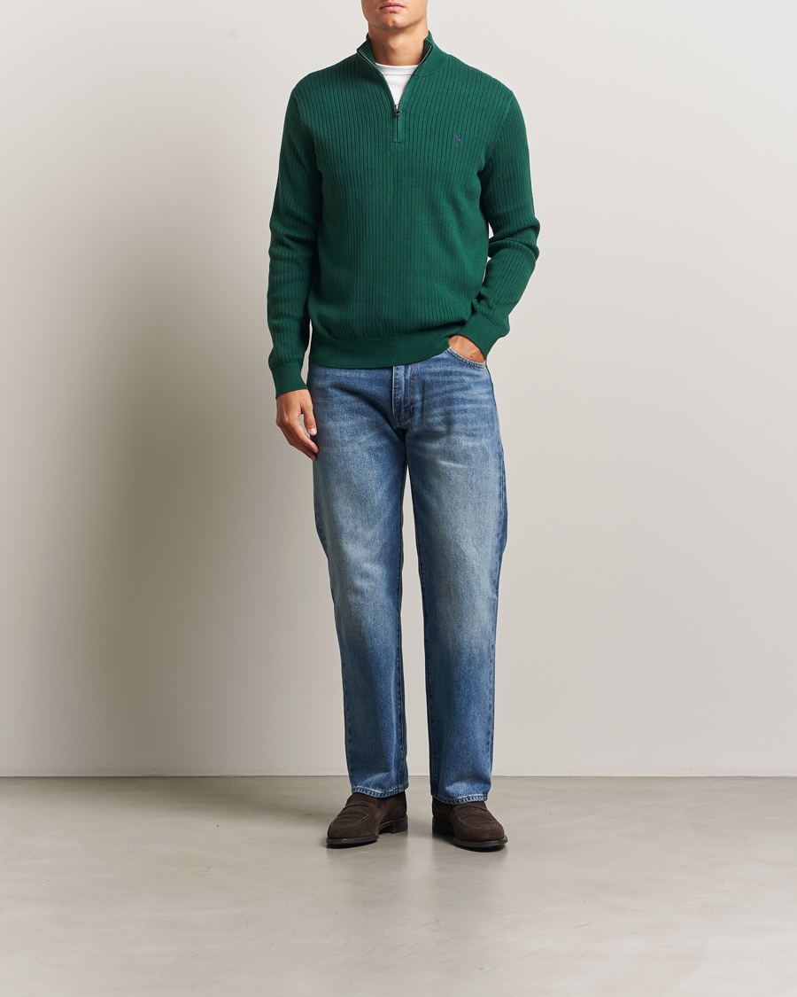Herren | Pullover | Polo Ralph Lauren | Cotton Half Zip Vintage Pine