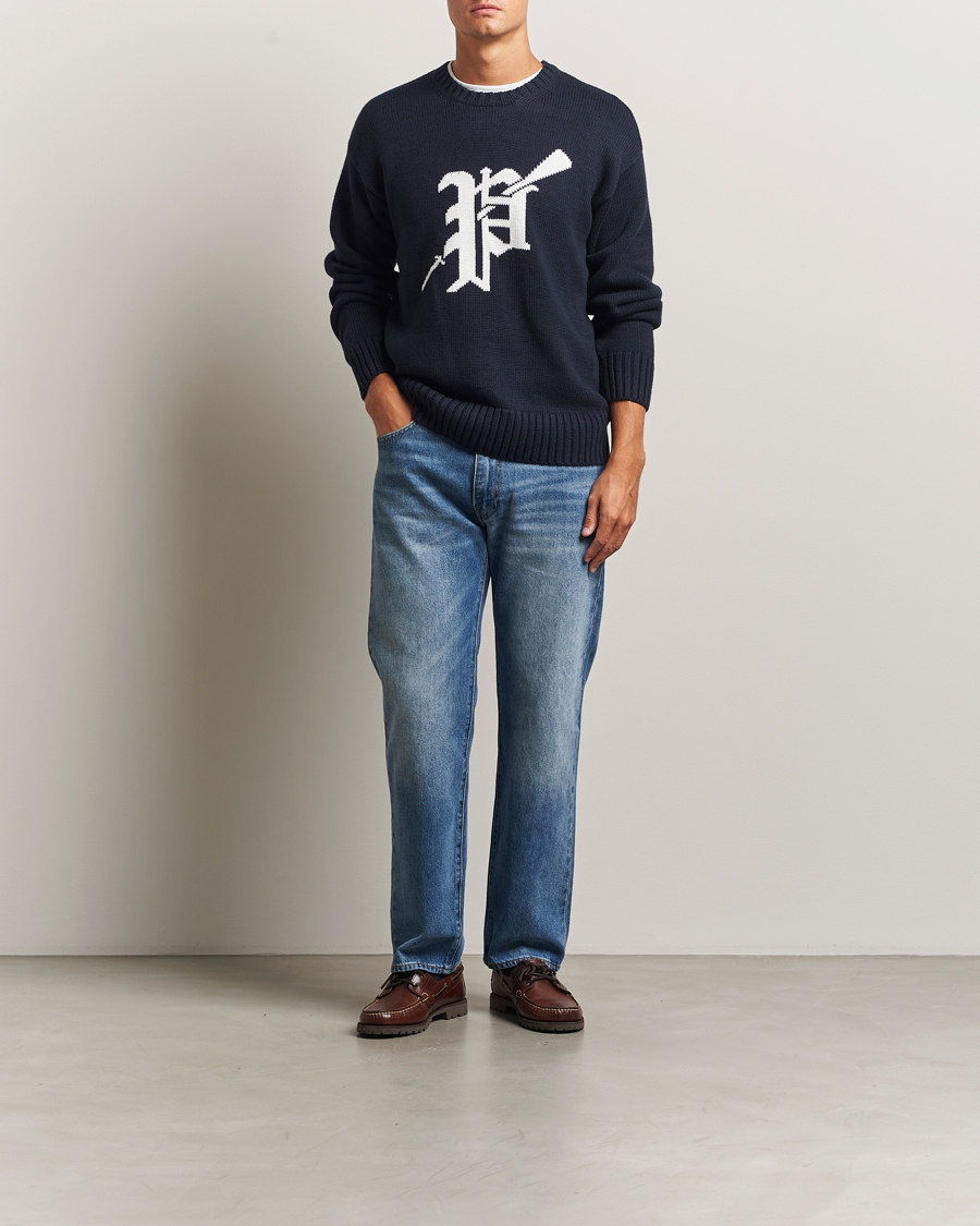 Herren | Pullover | Polo Ralph Lauren | Cotton Logo Sweater Hunter Navy