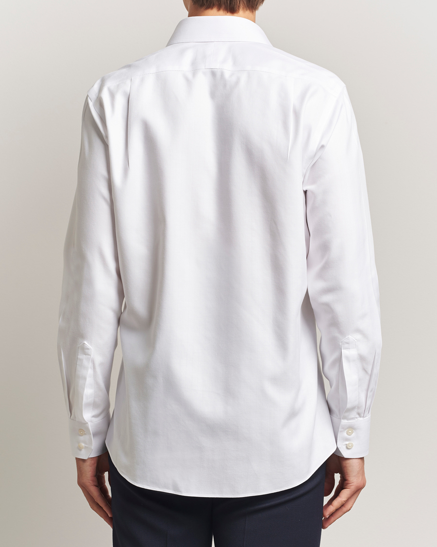 Herren | Hemden | Charles Tyrwhitt | Slim Fit Non Iron Herringbone Cut Away Shirt White