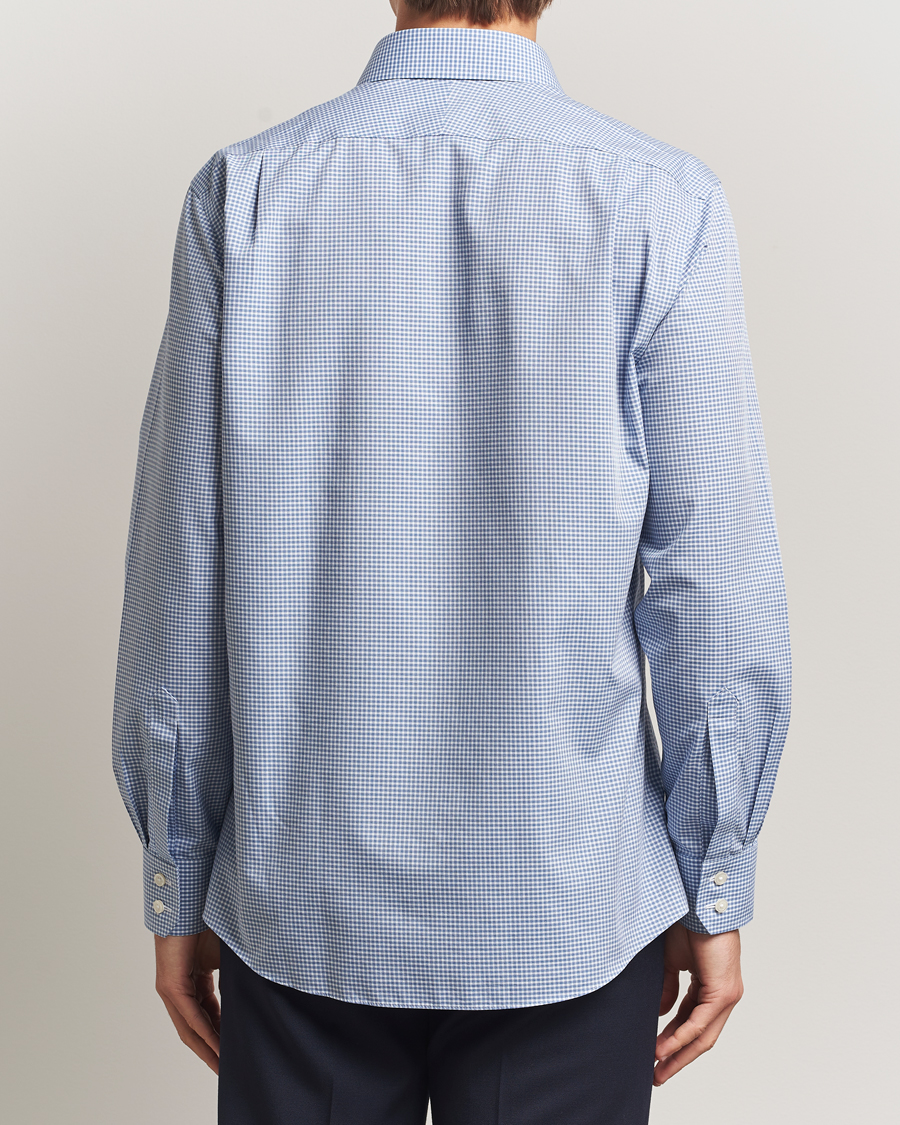 Herren | Hemden | Charles Tyrwhitt | Slim Fit Non Iron Poplin Gingham Shirt Royal Blue