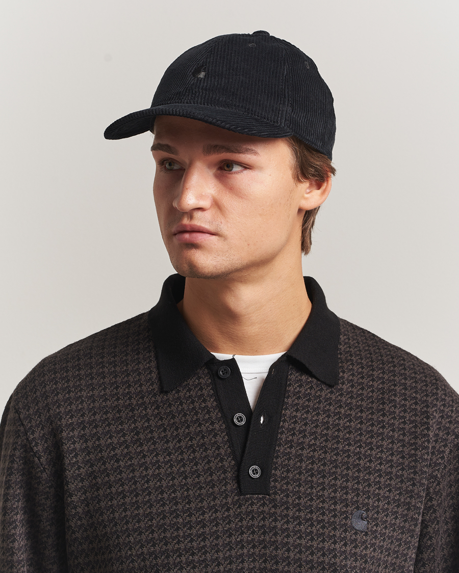 Herren | Carhartt WIP Harlem Cord Cap Black | Carhartt WIP | Harlem Cord Cap Black
