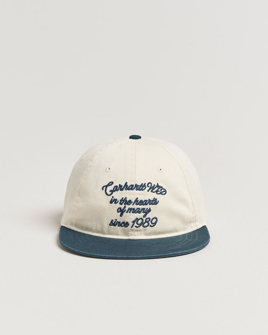 Herren | Carhartt WIP Alston Cap Natural/Deep Lagon | Carhartt WIP | Alston Cap Natural/Deep Lagon