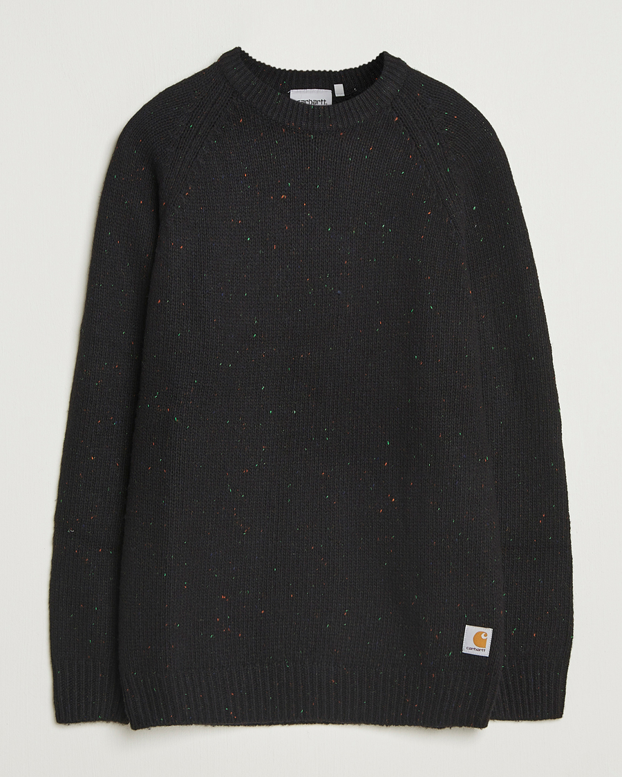 Herren | Pullover | Carhartt WIP | Anglistic Wool/Cotton Sweater Black