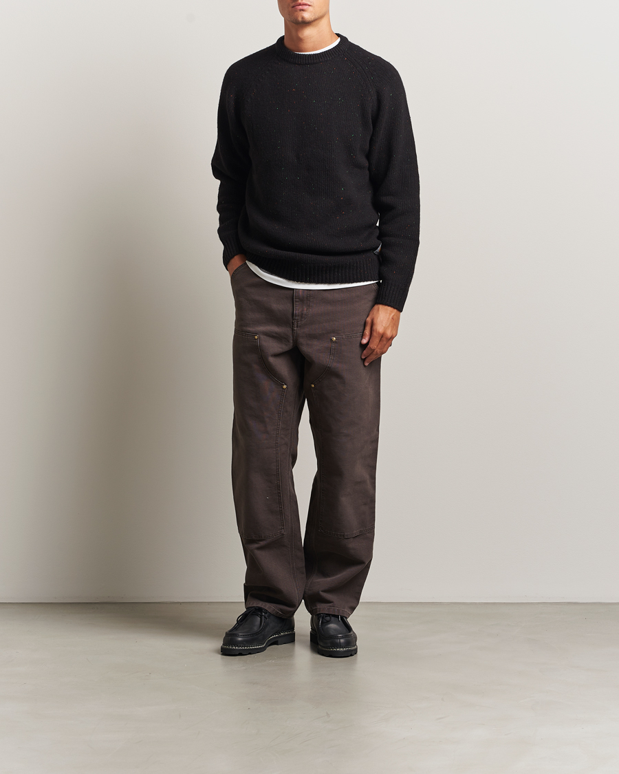 Herren | Pullover | Carhartt WIP | Anglistic Wool/Cotton Sweater Black