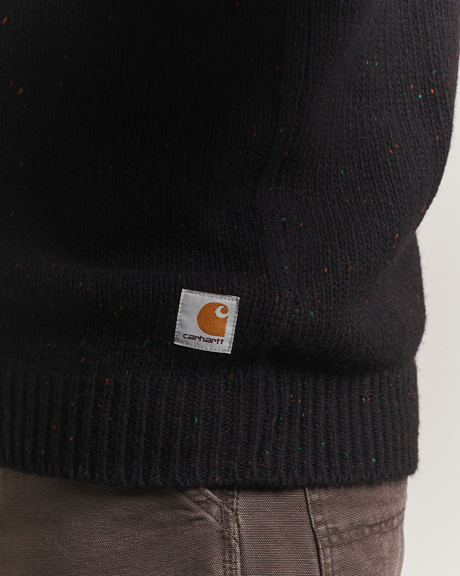 Herren | Pullover | Carhartt WIP | Anglistic Wool/Cotton Sweater Black