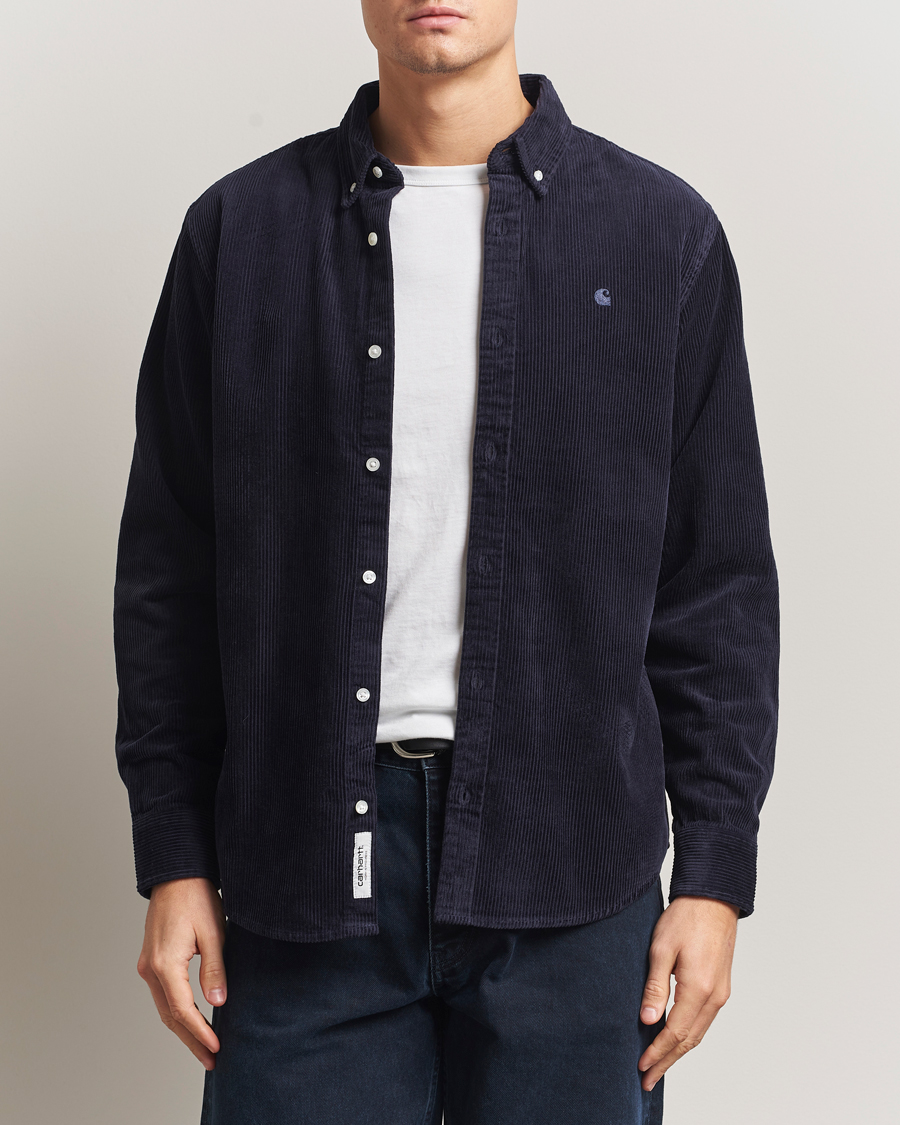 Herren | Hemden | Carhartt WIP | Madison Cord Shirt Dark Navy