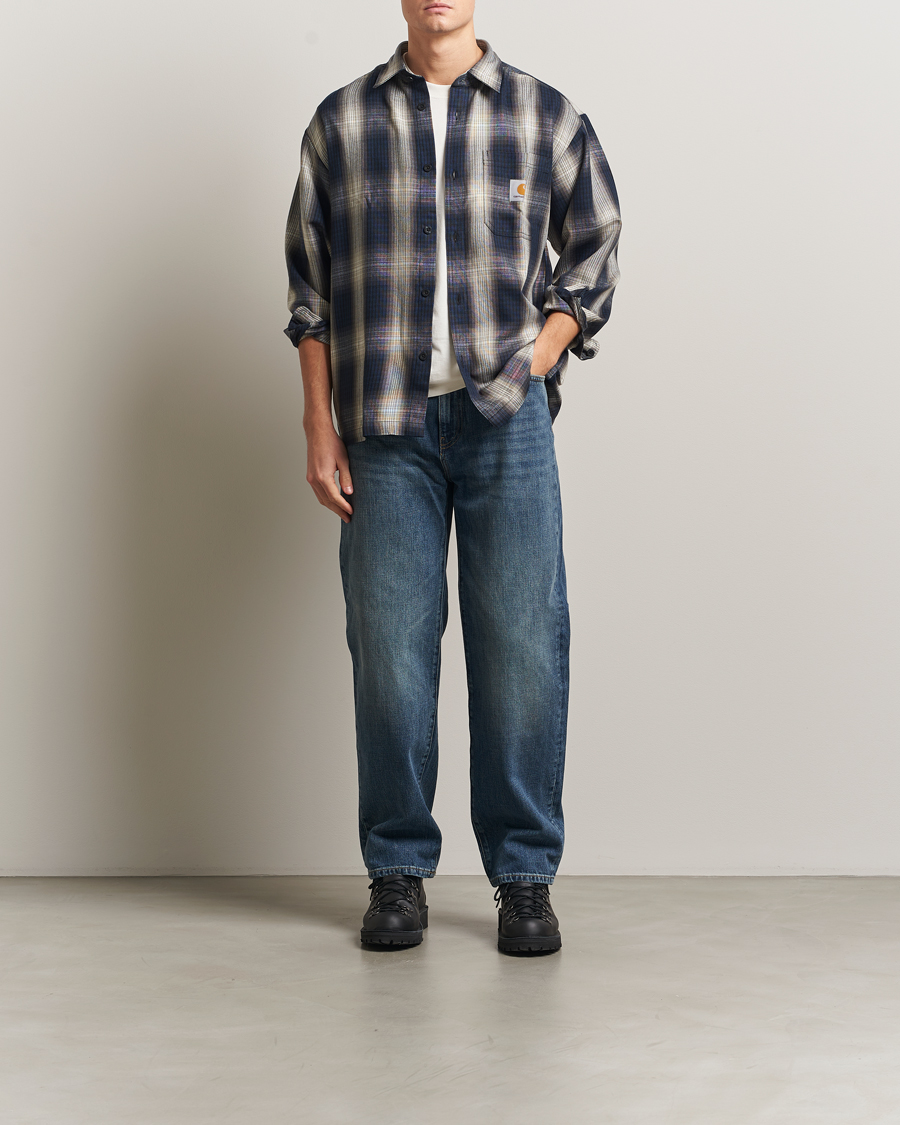 Herren | Jeans | Carhartt WIP | Aaron Pant Camano Denim Dark Used